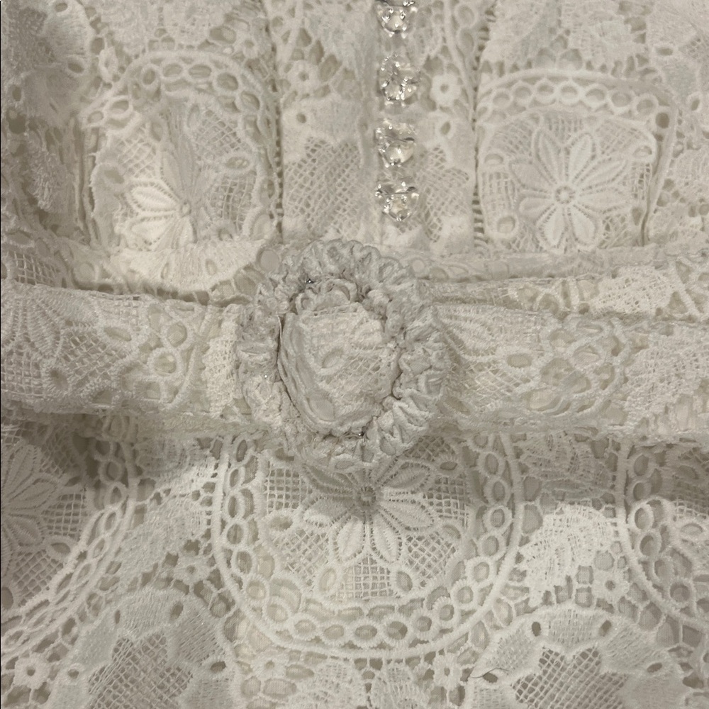 NWT Marlow White Lace Formal Kids Dress size 2/3 years - Picture 5 of 12